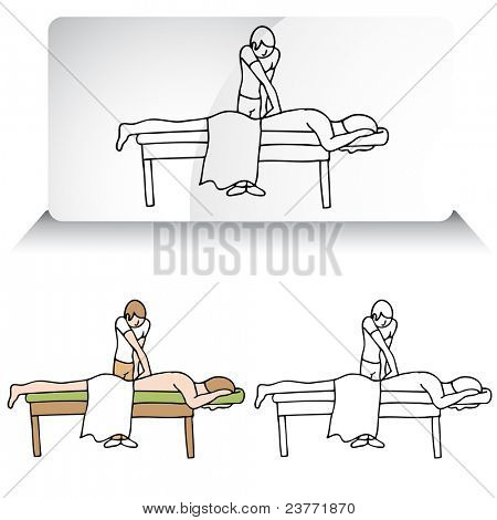An image of a chiropractor treating a patient.