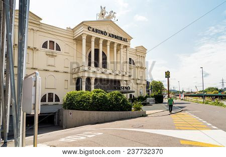 Mendrisio, Ticino, Switzerland - September 8, 2017: Casino Admiral Mendrisio, Is One Of The Most Lux