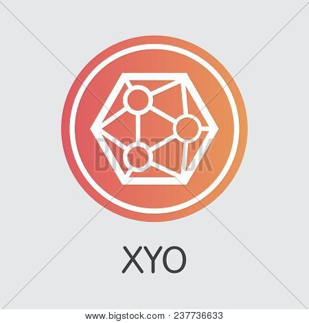 Xyo Finance. Cryptocurrency - Vector Logo. Modern Computer Network Technology Pictogram. Digital Coi
