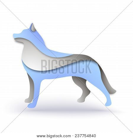 Dog Logo. Colorful Vector Illustration For Your Design