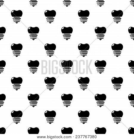 Dental Implant Pattern Vector Seamless Repeating For Any Web Design