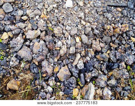 Part Of Rockey Pile Use As A Background