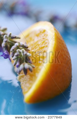 Lavanda y naranja