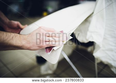 Cleaning The Spoiler. Preparation For Painting, Machine Parts