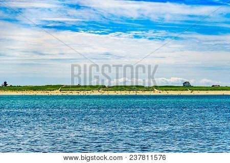 Beautiful Landscape Of Atlantic Ocean Beach Cape Cod Massachusetts Us