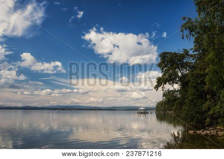 Beautiful Lake Uvildy In The Summer In The Urals