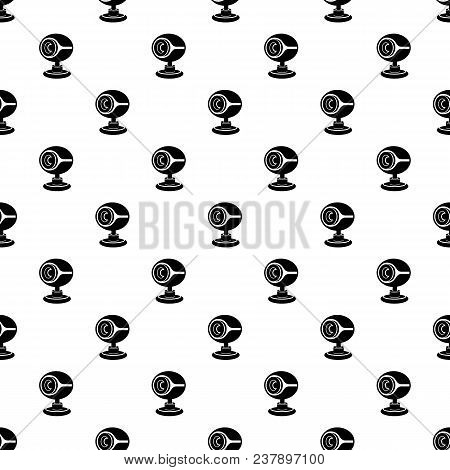 Web Camera Pattern Vector Seamless Repeating For Any Web Design