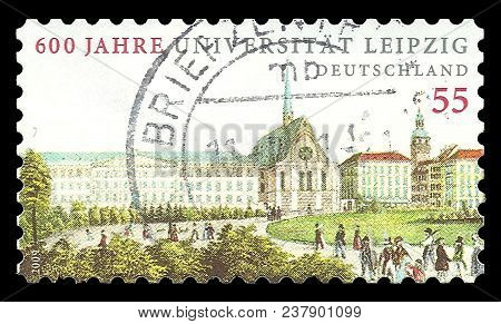 Germany - Circa 2009: Stamp Printed By Germany, Color Edition On Architecture, Shows 600th Anniversa