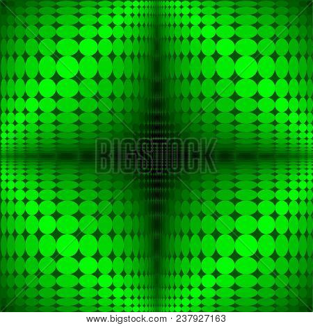 Geometric Patterns Of Green That Lift The Mood.