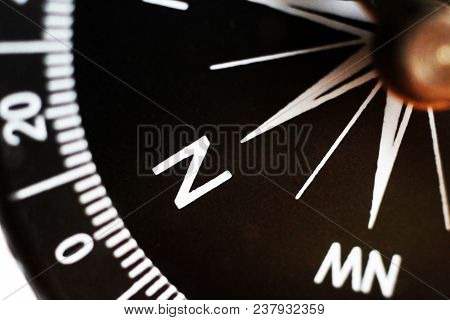 Old Compass So Close, Macro, Travel Object