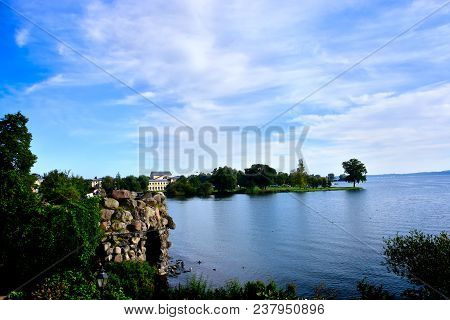 View Of The Schweriner Sea From Schwerin Palace.