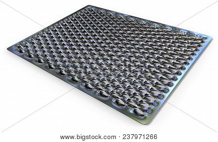 Slip Resistant Surface Isolated On White. 3d Rendering