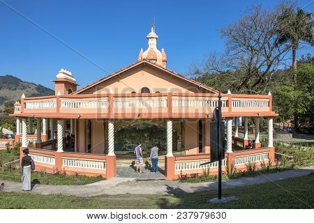 Pindamonhangaba, Brazil, July 22, 2017. Temple Of International Society For Krishna Consciousness (i
