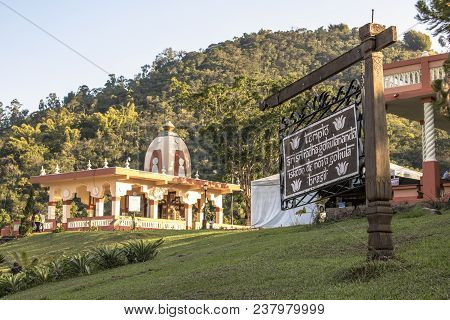 Pindamonhangaba, Brazil, July 22, 2017. Temple Of International Society For Krishna Consciousness (i