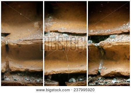Old Brick Wall, Stone Background Or Rock Surface - Good For Web Site Or Mobile Devices.