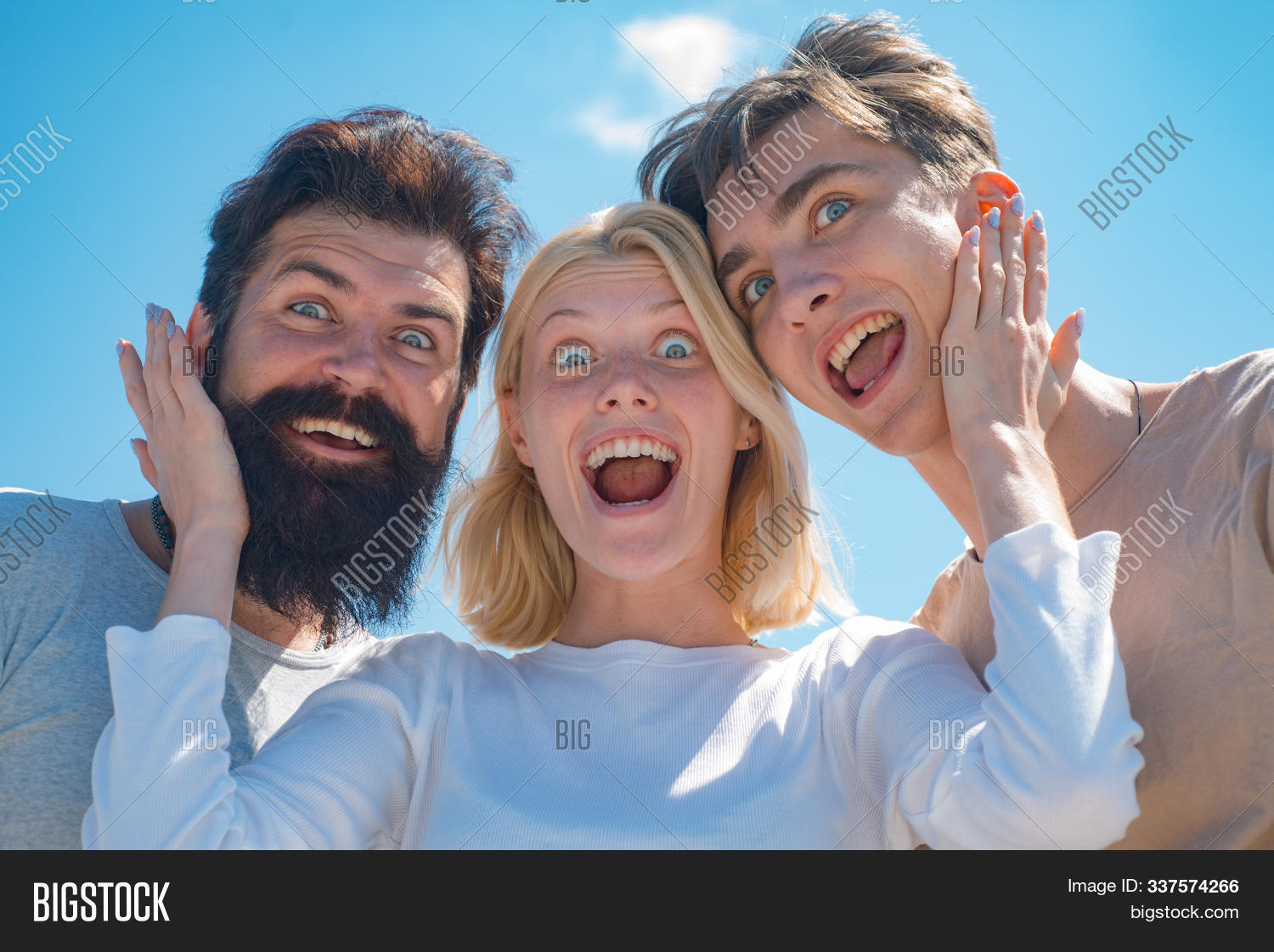 Excited Group Young Image & Photo (Free Trial) | Bigstock