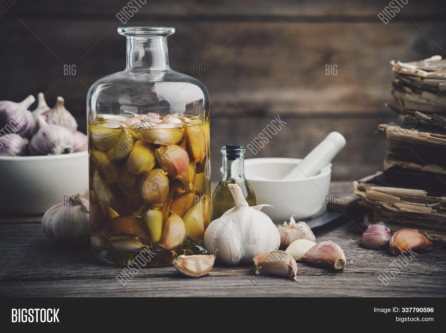 Garlic Aromatic Image Photo Free Trial Bigstock