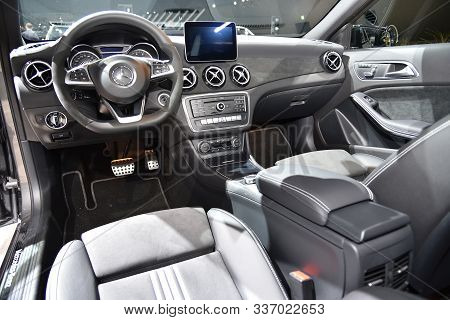 Frankfurt, Germany, September 13-2017: Mercedes-benz A200 At Iaa 2017