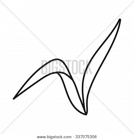 Vector Design Of Sprout And Cane Logo. Graphic Of Sprout And Sugar Stock Vector Illustration.