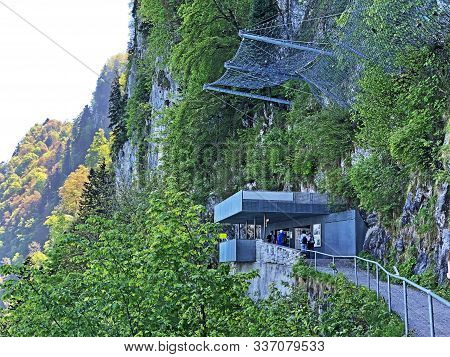 The Hammetschwand Lift Or Hammetschwand Elevator - The Highest Exterior Elevator In Europe, Mountain