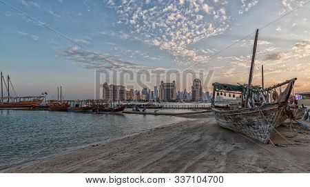 Katara Traditional Dhow Festival In Katara Cultural Village,doha,qatar.