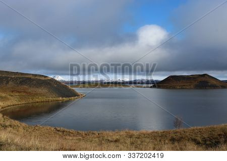 Skutustadir Pseudo Craters In Myvatn Iceland