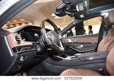 Frankfurt, Germany, September 13-2017: Mercedes-benz S 560 E At Iaa 2017