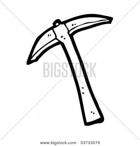 Piqueta de dibujos animados