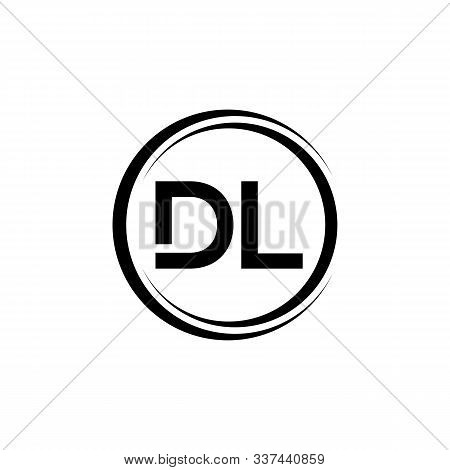Initial Dl Letter Logo With Creative Modern Business Typography Vector Template. Creative Abstract L