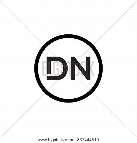 Initial Dn Letter Logo With Creative Modern Business Typography Vector Template. Creative Abstract L