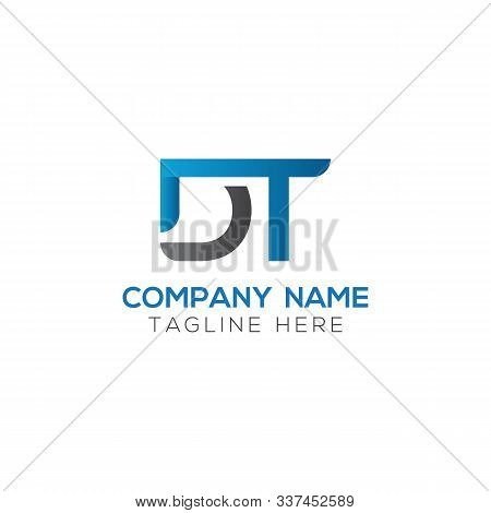 Initial Dt Letter Logo With Creative Modern Business Typography Vector Template. Creative Abstract L