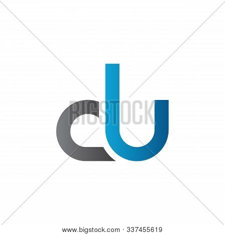 Initial Du Letter Logo With Creative Modern Business Typography Vector Template. Creative Abstract L