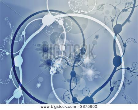 Swirly Floral Grunge