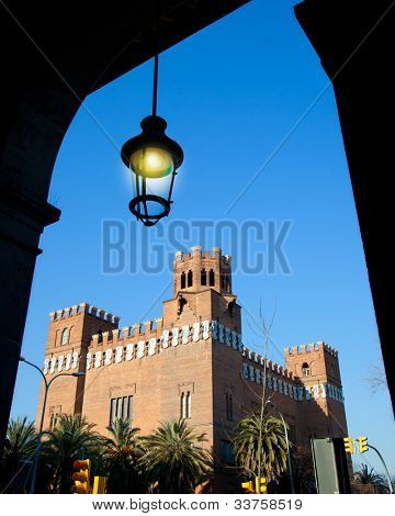 Barcelona Ciudadela üç Dragon Kalesi'nin Domenech i Montaner mimar