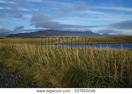 Hiking In The Mountains Of Iceland