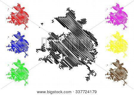 Shreveport City (united States Cities, United States Of America, Usa City) Map Vector Illustration, 