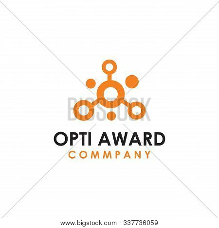 Opti Award Logo Simple And Modern Design