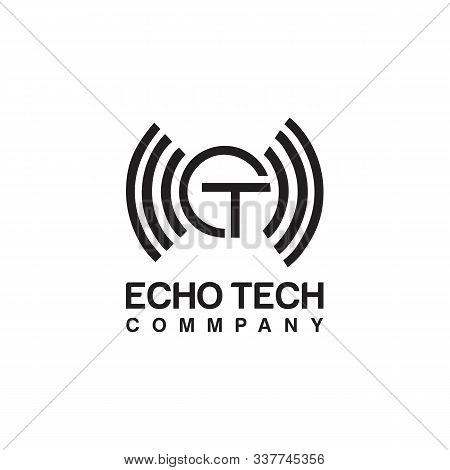 Logo Echo Tech Company And Ct Logo