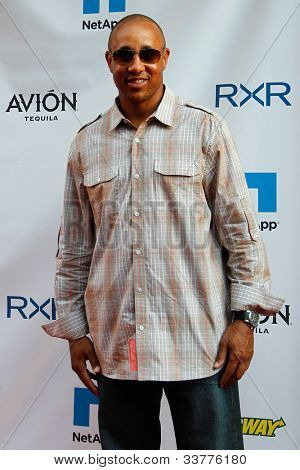 NEW YORK-MAY 31: New York Knicks former player John Starks attends the 4th annual TuckÃÂ¢Ã?Ã?s Celebrity Billiards Tournament on May 31, 2012 in New York City.