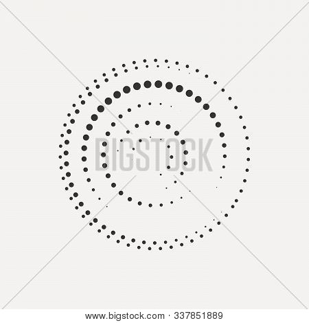 Halftone White Abstract Background. Vector Design