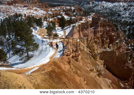 Bryce Canyon ścieżka z punktu Sunrise
