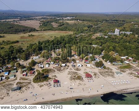 Amazing Aerial View Of South Beach Of Town Of Kiten, Burgas Region, Bulgaria
