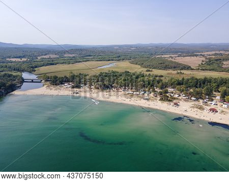 Amazing Aerial View Of South Beach Of Town Of Kiten, Burgas Region, Bulgaria