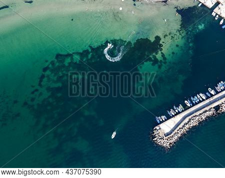 Amazing Aerial View Of South Beach Of Town Of Kiten, Burgas Region, Bulgaria