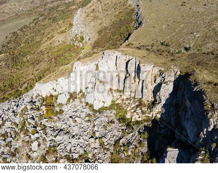 Aerial View Of Rock Formation Stolo At Ponor Mountain, Balkan Mountains, Bulgaria