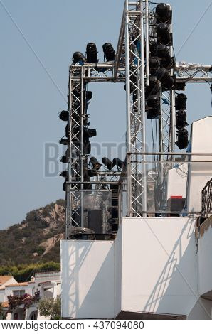 Poltu Quatu Port And Bay With Luxury Yachts On Costa Smeralda