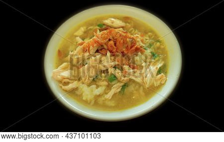 Soto Ayam - Indonesian Traditional Food Made From Vegetables And Chicken, Soto Is A Traditional Food