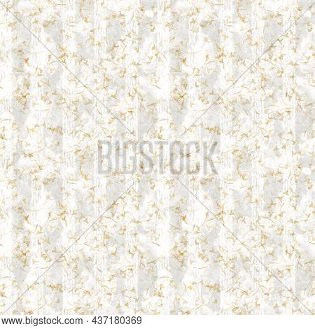 Handmade White Gold Metallic Rice Sprinkles Paper Texture. Seamless Washi Sheet Blur Background. Spa