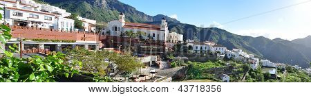 หมู่บ้าน Tejeda ใน Gran Canaria สเปน