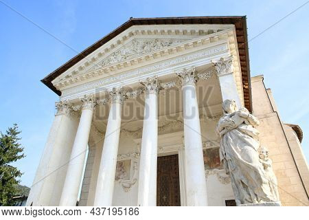 Historic Temple Of Villa Di Maser, Unesco World Heritage, Italy